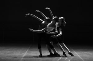 three ballerinas